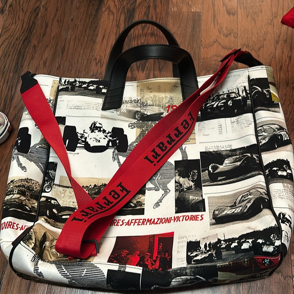 Ferrari F1 oversized overnight bag